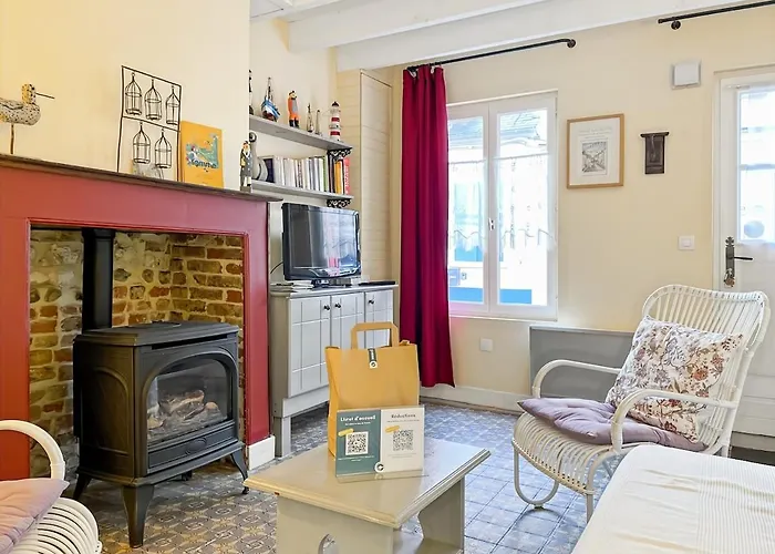 Vakantiehuis Les Volets Rouges, Maison De Pecheur Plein Centre Saint-Valéry-sur-Somme